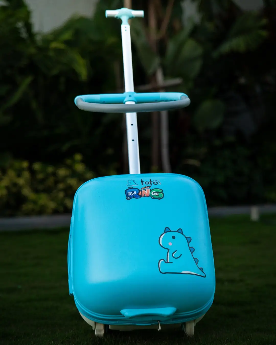 Toto Baby Care Roll N Go – Kids Ride-on Suitcase (3–7 Years) - Blue - Image 4