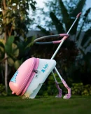 Toto Baby Care Roll N Go – Kids Ride-on Suitcase (3–7 Years) - Pink