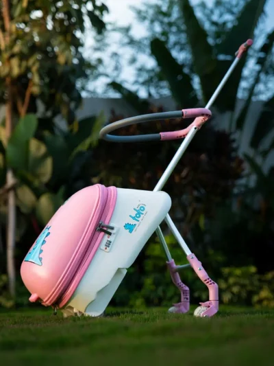 Toto Baby Care Roll N Go – Kids Ride-on Suitcase (3–7 Years) - Pink